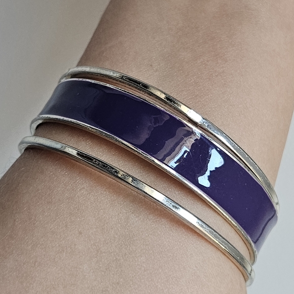 Set of Three Bangle Braclets - Picture 8 of 9